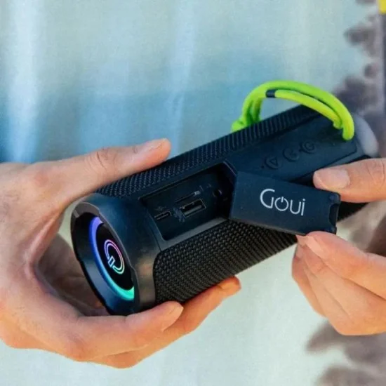 Goui Neon 10 Bluetooth Speaker, 10W - Black